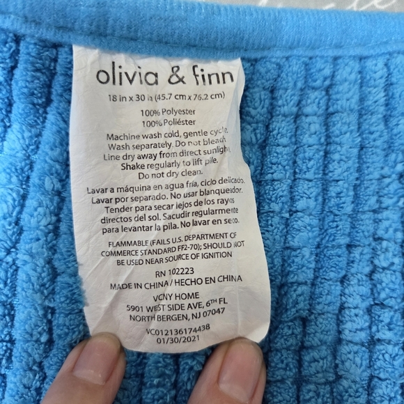 Olivia & Finn Cute Dinosaur Kids' Bath Set Dino - Picture 6 of 9